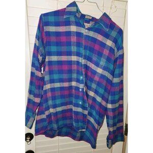 LONDON FOG Outdoors Unlimited long sleeve Shirt Mens LARGE multicolor